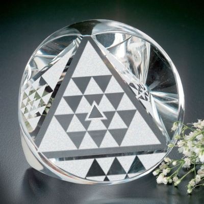 Crystal Prism Pyramid Award #6002