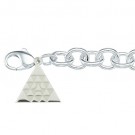Sterling Silver Cable Bracelet #YP0052